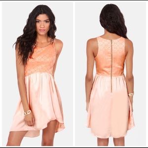 NORDSTROM PEACH DRESS
